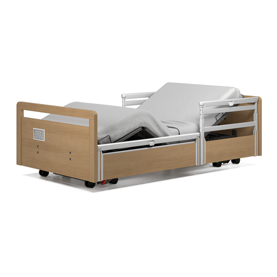 Aidacare FL250 Floorline Bed - Telescopic Rails