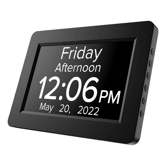 TabTimer 8-inch TALKING Digital Orientation Day Clock