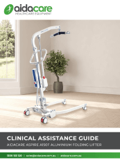 Aspire A150F Aluminium Folding Lifter Clinical Assistance Guide