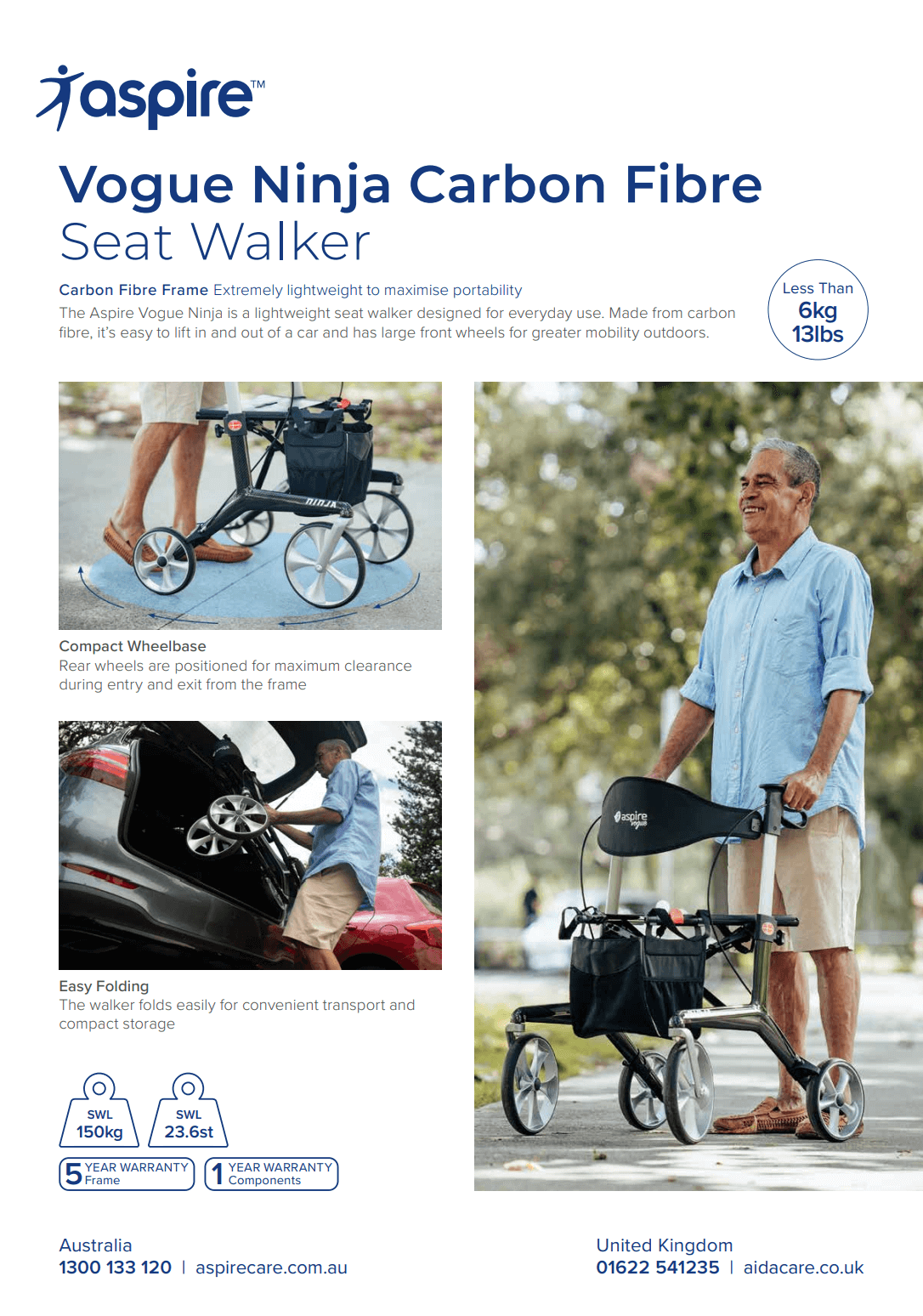 Aspire Ninja Carbon Walker Flyer