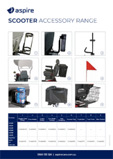 Aspire Scooter Accessories Flyer