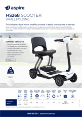 Aspire HS268 Mobility Scooter Flyer