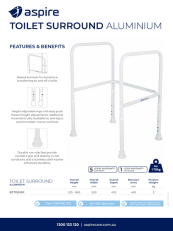 Aspire Toilet Surround Flyer