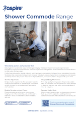 Aspire Mobile Shower Commode Brochure