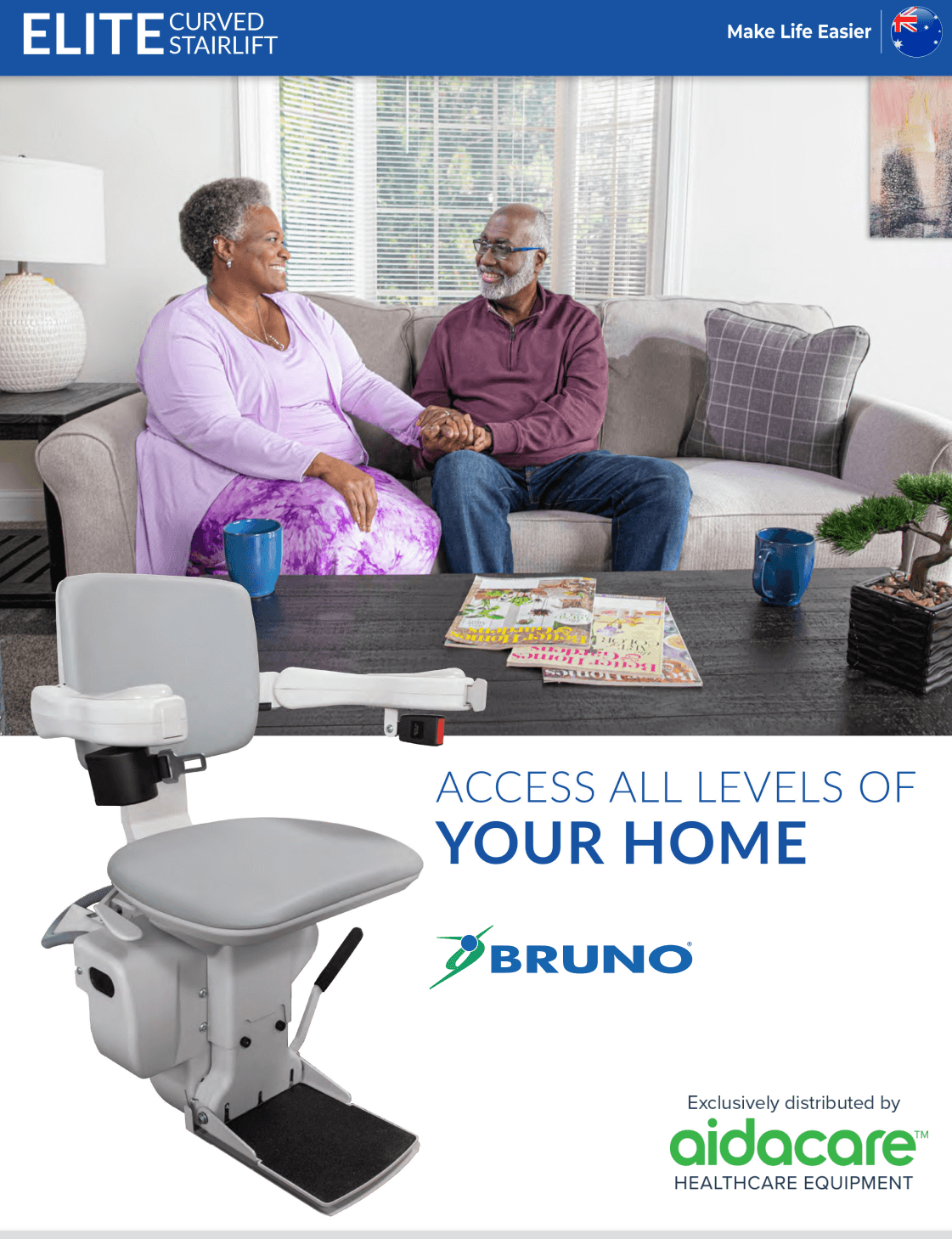 Bruno Elite Curve Stairlift Brochure
