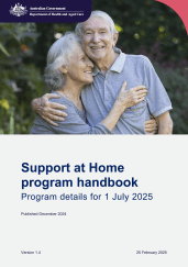Support at Home program handbook